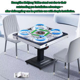 HUANGZHE 2026 Automatic Mahjong Table for Americans/Chinese/Taiwanese/Filipino,Rules - Ultra-Thin Foldable Mahjong Table shuffler Choice of 100,000+ Households, 42mm Tiles Set