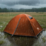 Night Cat 2-Persons Backpacking Tent: Waterproof Lightweight Camping Tent for Two People Hiking Outdoor Mountain with Aluminum Poles and Rainfly Army Green