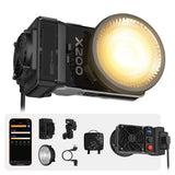 ZHIYUN MOLUS X200 Bi-Color Standard 200W Professional Portable Video Light