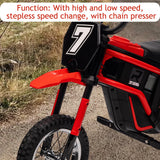 Garvee 24v Kids Electric Dirt Bike, 350w Electric Motorcycle for Boys & Girls with 3 Speed Levels Up to 14.3 MPH, Shock Absorbing Suspension, Off-Road Ride on Toy