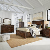 Signature Design by Ashley Porter Traditional 7 Drawer Dresser, Dark Brown