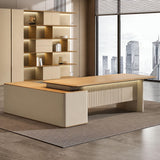 HHEvergreenEnsemble Executive Desk with Work Surface(No Tall Cabinet) (94.49IN)