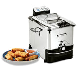 All-Clad Electrics Stainless Steel Deep Fryer with Basket 3.5 Liter Oil Capacity, 2.6 Pound Food Capacity 1700 Watts All-Clad