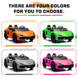 Oryxearth 2-Seater 24V Electric Lamborghini Ride on Car for Kids
