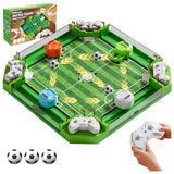 Remote Control Foosball Table Game, Mini Soccer Board Games with 3 Balls & 4 Remote Controllers, Football Tabletop Games Toy for Kids and Adults 3 4 5 6 7 8-12+Years Old - Gift for Boys Girls