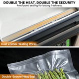 Wevac Chamber Vacuum Sealer, 12” Seal Bar, Auto Vacuum Time, Deep Chamber with Easy-Clean Design, Commercial-Grade for Meats, Liquids, Soups, Sous Vide & Mason Jars, CV12 Pro