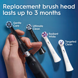 Oral-B Rechargeable Electric Toothbrush, iO2, 3 Cleaning Modes, Automatic Pressure Sensor to Protect Gums, Dark Blue