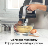 Professional Cordless Electric Hand Mixer with Infinite Speed Control Hamilton Beach Professional