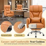 FelixKing Office Chair, Flip Armrests for Pets Criss Cross Legged,Brown