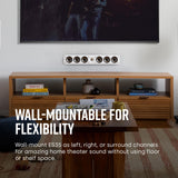 Polk Audio Signature Elite ES35 Center Channel Speaker, Contemporary Walnut