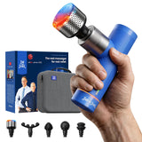 BOB AND BRAD A7 Pro Massage Gun with Heat & Cold Therapy for Back Pain & Recovery - 11mm Deep Tissue, Portable Quiet Handheld Gun, FSA-HSA Eligible with Case