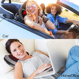 Back and Neck Massager with Heat, Deep Tissue Kneading, Electric Massage Pillow Papillon
