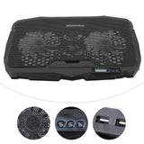 Laptop Cooling Pad Stand with Adjustable Fan Speed and RGB Lighting