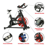 Sunny Health & Fitness Evolution Pro II Magnetic Belt Drive Indoor Cycling Bike - SF-B1986 Sunny Health & Fitness