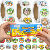 3 Rolls Emotional Support Animals Scratch & Sniff Stickers for Kids by Puraesla – Smelly Affirmation - Cute Scented Sticker for Classroom Rewards, Teacher Supplies & School Motivation