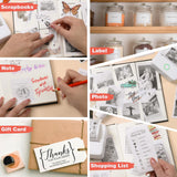 Thermal Mini Printer, Portable Inkless Sticker Maker, Bluetooth Printer for Phone, Wireless Label Printer with Tape cudinham