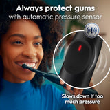 Oral-B Rechargeable Electric Toothbrush, iO Limited Simple Clean, 3 Cleaning Modes, Automatic Pressure Sensor to Protect Gums, Travel Case, Night Black