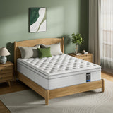 Oliodys Queen Mattress, 14 Inch Hybrid Matress with Memory Foam & Individual Pocket Springs,Fiberglass Free, Soft and Breathable, Medium Feel