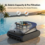 Beatbot Sora 10 Cordless Pool Vacuum Robot for Inground & Above Ground Pools, 6800 GPH Suction, Floor/Wall/Waterline/Shallow Area Cleaning, Waterline Parking, 300 Mins Runtime,Royal Blue