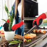 120 Pairs Gardening Gloves Bulk for Men Women Breathable Rubber Coated Gloves for Garden Yard(Red, Black)