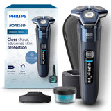 Philips Norelco Shaver 7800, Rechargeable Wet & Dry Electric Shaver with SenseIQ Technology, Quick Clean Pod, Charging Stand, Travel Case and Pop-up Trimmer, S7885/85