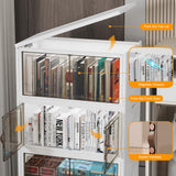 UAMFURI Extra Large Stackable Storage Bins with Lids & Wheels & Door, 208QT-52QT/13GAL*4Pack Foldable Collapsible Closet Organizers, Plastic containers drawers for bedroom Dorm