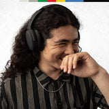 2 Over-Ear Noise Canceling Wireless Headphones with Sensory Bass and Charging Cable, 50 Hr Battery - Black Skullcandy