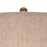 360 Lighting St. Claire 30 3/4" Tall Open Base Large Mid Century Modern End Table Lamps Set of 2 Wood Finish Fabric Shade Living Room Bedroom Bedside Nightstand House Office Home Reading Kitchen