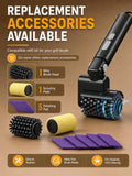 Aurviv Electric Grill Brush, 3-Speed Power Control Grill Brush for Outdoor Grill, Rechargeable BBQ Grill Brush, Cordless Grill Cleaning Brush with 2 Brush Head & Scouring Pad, Gifts for Men/Dad