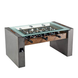 Barrington 40” Urban Foosball Coffee Table, Durable & Stylish Design with Tabletop Sports Soccer Balls, Perfect for Family Game Rooms