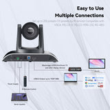 Optical Zoom PTZ Conference Room Camera, USB3.0/HDMI FHD 1080P 60FPS, for Video Conferencing Business Meeting Live Streaming Tenveo