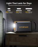VTOMAN Jump 100 Portable Power Station, Solar Generator LiFePO4 Battery Power Station with 100W (Peak 200W) AC Outlet, 1x PD 65W USB-C, 2X Regulated 5V/2.4A USB-A for Camping