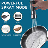 Fapully Chrome Faucet for Kitchen Sink,Kitchen Faucets with Pull Down Sprayer,Commercial Single Handle Kitchen Faucet