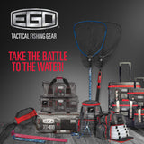 EGO S2 Slider Fishing Net Handle | Adjustable Extension Handle, Minimal Water Drag Design, Ergonomic Foam Grip for Landing Nets