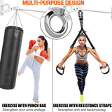 2026 Upgrade Pull Up Bar Wall Mounted - 600 lbs Heavy Duty Strength Training Pull-Up Bars, Ideal Rogue Pull Up Bar for Home and Commercial Gym, Easy Installation Chin Up Bar, Versatile Garage Pullup Bar (White)