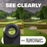 Precision Pro NX9 Golf Rangefinder with Slope Switch – 900 Yards Laser Range Finder, Flag Lock Vibration