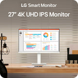 LG 27U730SA-W 27-Inch Smart 4K UHD (3840 x 2160) IPS Computer Monitor, HDR10