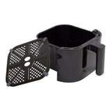 West Bend Compact Air Fryer 5-Quart Capacity with Digital Controls and 10 Cooking Presets, Nonstick Frying Basket, 1500-Watts, Black West Bend