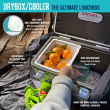 Engel UC7 7.5qt Leak-Proof, Air Tight, Drybox Cooler and Small Hard Shell Lunchbox for Men and Women in British Racing Green
