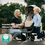 Mompush Ultimate 3 Full-Size Stroller with Bassinet, Newborn to Toddler