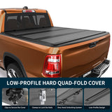 OEDRO Low-Profile Hard Tri-Fold Tonneau Cover for 2009-2024 Ram 1500 5.7ft