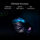 ASUS ROG Strix Scope II 96 Wireless Gaming Keyboard & ROG Spatha X Wireless Gaming Mouse (Magnetic Charging Stand