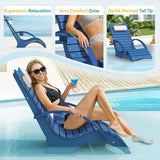 Homenjoy Pool Lounge Chairs Set of 2 with Armrest & Cupholder, 8-10 Shallow