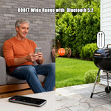 Smart Wireless Meat Thermometer with 2 Probes & 800Ft Bluetooth Range, Grill Thermometer with Standalone Base, NIST Certified ±0.5°F Accuracy