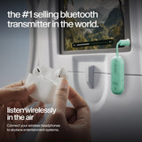 Twelve South AirFly Pro 2, Bluetooth Adapter, Pair 2 AirPods, Mint Ice