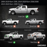 OEDRO Running Boards Compatible with 2009-2018 RAM 1500 Crew Cab