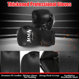 Filled Punching Bag for Adults, 4FT PU Leather Hanging Boxing Bag with 11lb Sponge Filler & 12OZ Boxing Gloves, Heavy Kicking Bag Boxing Equipment for MMA Training Karate Kickboxing YORWHIN