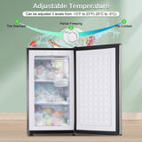 Mini Upright freezer 3.6 Cu.Ft Mini Freezer with Reversible Stainless Door