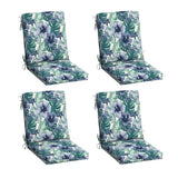 Arden 4-Pack Outdoor Patio Dining Chair Cushion, 20x44, Rain-Proof Seat Pad