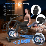 Recumbent Exercise Bike, Recumbent Stationary Bike for Home, Recumbent Bike with 400LB Weight Capacity Whisper-Quiet 16 Levels Magnetic Resistance